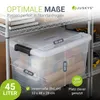Juskys Aufbewahrungsbox mit Deckel - 6er Set Kunststoff Produktbild-Vorschau 3