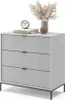 Kredens Vicco Eliza Szary 80 x 81.2 cm z 3 szufladami, Podgląd zdjęcia produktu 8