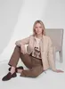 Rabe Damen Jacke Beige Größe 44 Regular Fit mit Stehkragen Produktbild-Vorschau 5