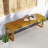 Outsunny Banc de jardin, banc en bois de pin 2 places, Voir les images du produit 8