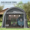 Zahradní domek Outsunny 3 x 3 m s UV ochranou, dvěma Náhled obrázku produktu 6