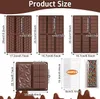 4 Stück Schokoladenform Silikon,Tief Schokoladentafel Produktbild-Vorschau 2