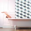 Relaxdays Duschrollo, 120x240 cm, Dreieck Muster, Seilzug, Produktbild-Vorschau 2