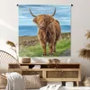 MuchoWow® Wandteppich Wandbehang Schottische Hochlandrind - Produktbild-Vorschau 6