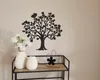 Wandbild Herzbaum Metall mattschwarz 50x48cm – Wandtattoo Produktbild-Vorschau 4