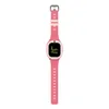 A pink smartwatch is displayed against a white background. Produktbild-Vorschau