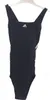 adidas Damen Mid 3 Stripes Badeanzügo SchwarzWeiß 38 Produktbild-Vorschau 1