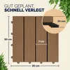 CASARIA WPC Fliesen 30x30cm 66er Set 6m? Stecksystem Produktbild-Vorschau 2