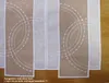 1 Teil Kurzgardine - Panneaux weiß ca. 16 x 45cm (B/H) Produktbild-Vorschau 4