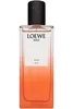 A perfume bottle with a black cap and an orange gradient liquid. Produktbild-Vorschau