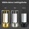Kabellose LED-Tischlampe aus Glas – Metalllampe mit Produktbild-Vorschau 7