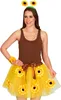 A woman is modeling a sunflower costume. Produktbild-Vorschau