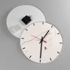 Wanduhr - Rund - Glasuhr - Skizze Nacktheit Frau - 30x30cm Produktbild-Vorschau 2