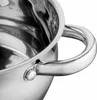 Set di 4 pentole a INDUZIONE pentole in ACCIAIO INOX con Anteprima dell’immagine prodotto 4