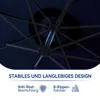 Puluomis Sonnenschirm verstellbare Ampelschirm mit Kurbel Produktbild-Vorschau 5
