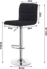 WOLTU Stilvoller Barhocker 2er Set aus Leinen & Produktbild-Vorschau 7