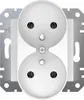 Presa doppia 2x2P + E bianco Asfora Schneider EPH9810221 Anteprima dell’immagine prodotto 1
