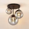 Lindby Deckenleuchte Teeja, rauch, 3-flg., Ø47cm, Glas, E27 Produktbild-Vorschau 7