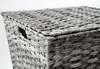 Kobolo Wäschebehälter mit Rollen aus grauem Polyrattan - Produktbild-Vorschau 6