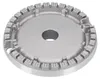 A close-up, isolated shot of a silver-colored burner grate. Produktbild-Vorschau