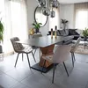 HOME DELUXE - Polsterstuhl IKALO 6er Set - Farbe: Hellbraun Produktbild-Vorschau 3