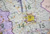 Postleitzahlenkarte von Deutschland, PLZ Wandkarte mit Produktbild-Vorschau 3