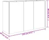 vidaXL Hochbeet 120x40x80 cm Cortenstahl Produktbild-Vorschau 7
