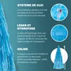 KINGSLEEVE® Ombrellone Stile Hawaii Ø160 cm Inclinabile e Anteprima dell’immagine prodotto 10