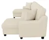 Modulares Chenille U-Form Sofa mit Stauraum, klappbarer Produktbild-Vorschau 14
