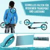 Habib 200mm Cityroller  | Klappbar & bis 100kg: Blau Produktbild-Vorschau 5