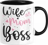 Wife Mom Boss Tasse Geschenk Mutter Mama zum Muttertag Produktbild-Vorschau 1