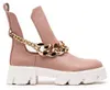 Rosa Damenstiefel mit Kette Tenkay - Footwear, Größe 39 Produktbild-Vorschau 2