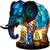 Elefant Lampe, Elefantlampe Mosaik, Nachttischlampe, USB Produktbild-Vorschau 6