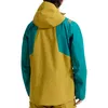 Hardshelljacke "Chaser Evo Shell Jkt M" von La Sportiva in gelb und türkis; Rückenansicht. Produktbild-Vorschau