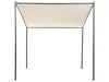 BELIANI Pergola béžová polyester ocel 282 x 294 cm látkové Náhled obrázku produktu 4