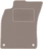 Fahrerfußmatte Velours beige passend für Audi A6 C6 Produktbild-Vorschau 1