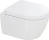 Aqua Bagno Spülrandlose Toilette Wand-WC inkl.abnehmbaren Produktbild-Vorschau 1