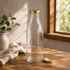 Milchflasche 1 Liter Glasflasche transparent mit 6 Flaschen Produktbild-Vorschau 5