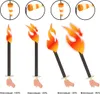 100x Kinderfackeln 45 Min. Brenndauer 30cm lang Fackel Wachsfackel Tuchfackel Fackelwanderung Kindergeburtstag Halloween Gartenparty Ferienlager Produktbild-Vorschau