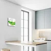 Glasuhr Wanduhr Küchenuhr Echt-Glas 30x30 cm Abstrakte Produktbild-Vorschau 4