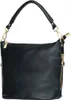 Kleine Damen Lederhandtasche Vezze Molla Schwarz Produktbild-Vorschau 3