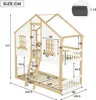Flieks Etagenbett 90x200cm mit Leiter, Kinderbett Hausbett Produktbild-Vorschau 7
