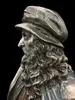 Buste de Léonard de Vinci – Décoration en bronze, peinte à Voir les images du produit 7
