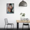Kunstdruck auf Leinwand - Collage Eines Jungen Gesichts - Produktbild-Vorschau 2