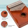 17-Tasten Mini Kalimba Daumenklavier – Mit Stimmhammer & Produktbild-Vorschau 5