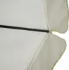 vidaXL Parasol blanc aluminium 500 cm Voir les images du produit 3