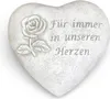 Grabherz Grabschmuck Grab Herz Spruch - Für immer in Produktbild-Vorschau 3