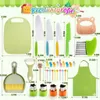 Kinderküchen Messer Set 44-teilig Montessori Lernset Produktbild-Vorschau 7