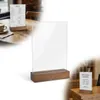 Tabliczka Informacyjna Reklamowa Z Plexi A5 21X15Cm Stojak Podgląd zdjęcia produktu 1