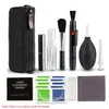 A collection of camera cleaning tools laid out on a white background. Produktbild-Vorschau